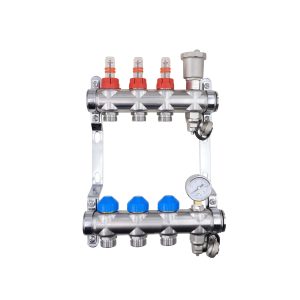 ZL-1185P03 3 Ports Auto-Balancing Stainless Steel Manifold