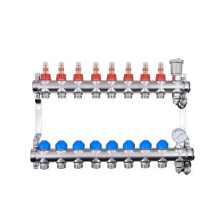 ZL-1185P08 8 Ports Auto-Balancing Stainless Steel Manifold