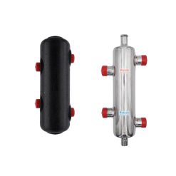 ZL-1188B-1F-2 Low Loss header 2 in 2 out DN25 Female with insulation