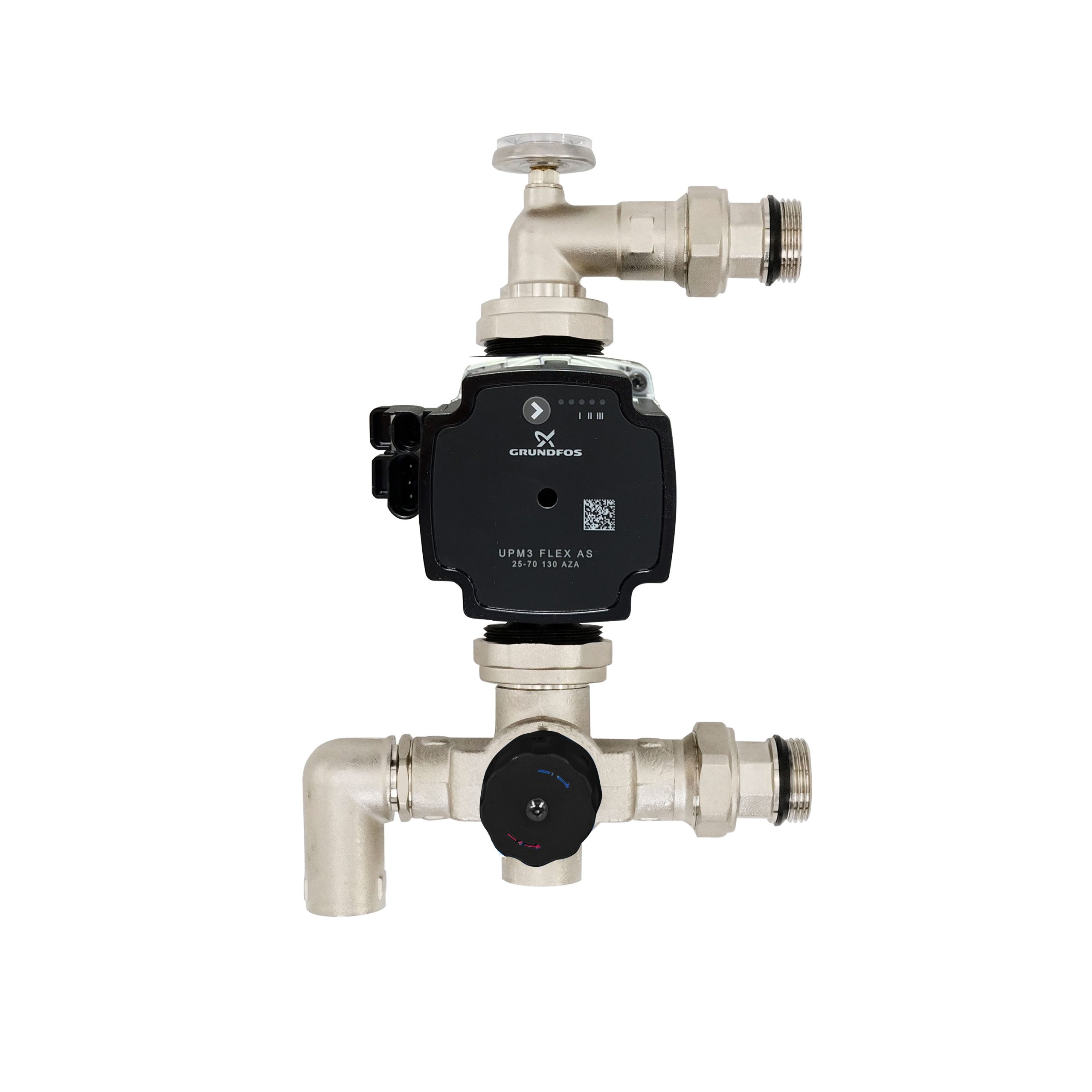 ZL-2536B-GF New Blending Valve with Grundfos UPM3 Flex assembled