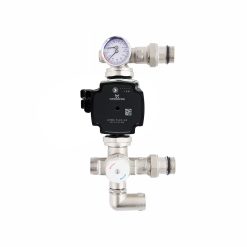 ZL-2536W-GF Blending Valve with Grundfos UPM3 Flex assembled