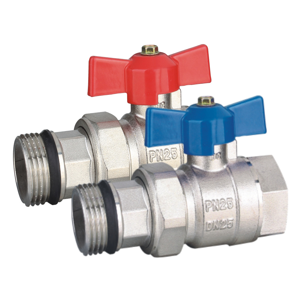 ZL-4130B 3/4" Ball valve set for Blending Valve Red&Blue (pair)