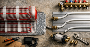 electric underfloor heating vs water systems