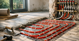 underfloor heating installation process