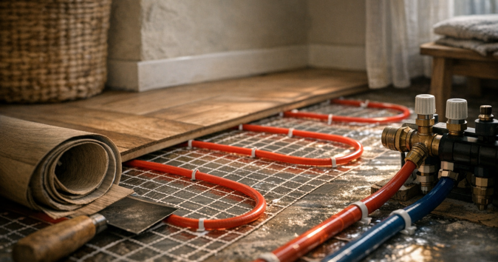 underfloor heating for small rooms