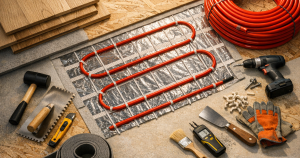 prepare your floor for underfloor heating