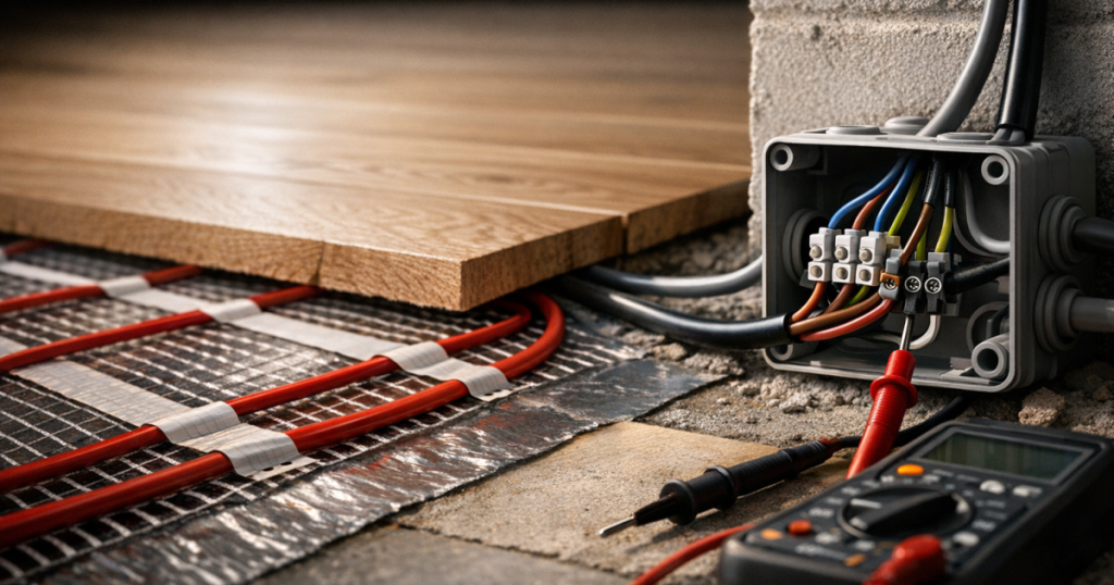 connect underfloor heating
