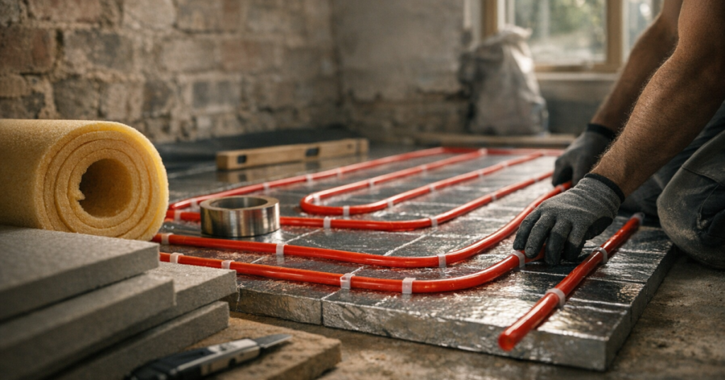 efficient underfloor heating insulation