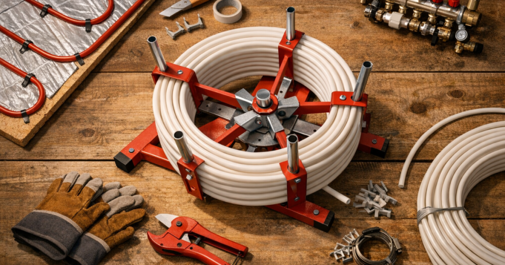 Premier Uncoiler for underfloor heating
